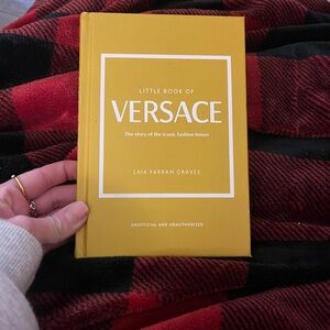 Versace Fashion Book with Yellow Cover